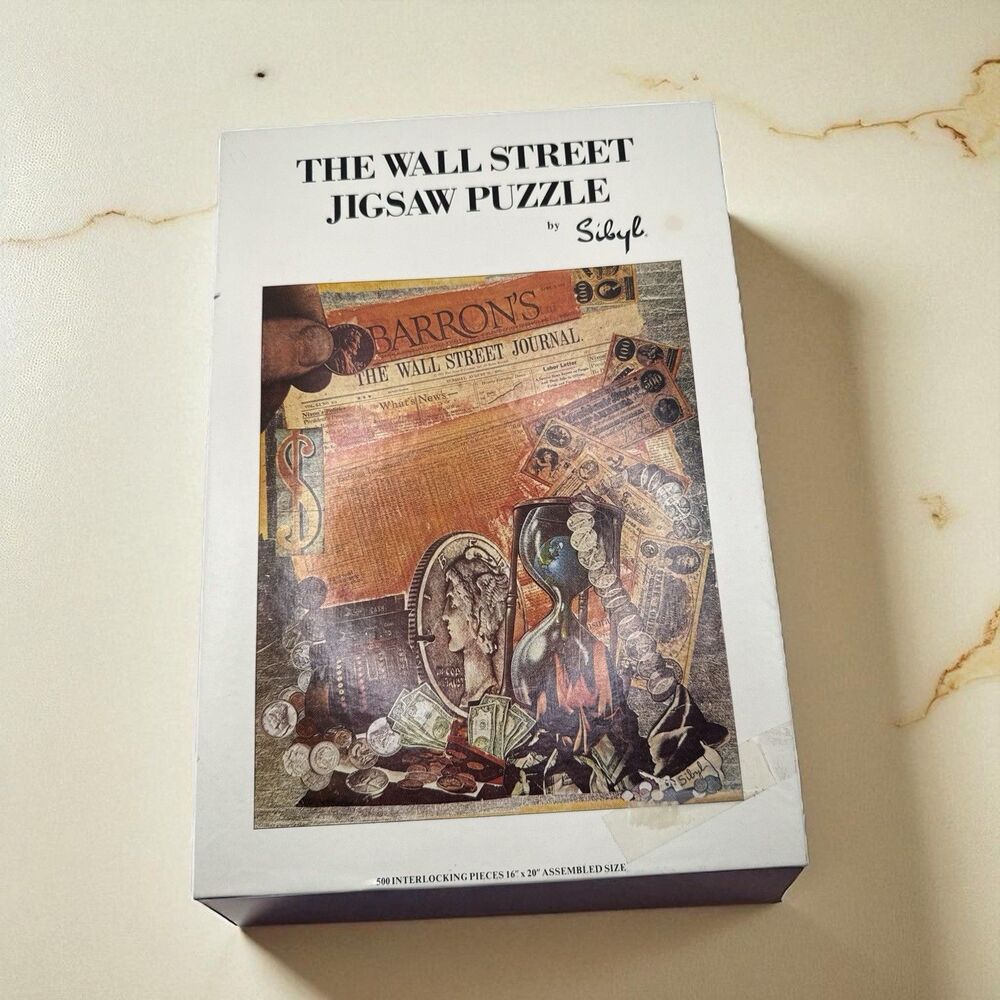 1976 Norton & Williams Wall Street Journal Jigsaw Puzzle by Sibyl 500 pcs